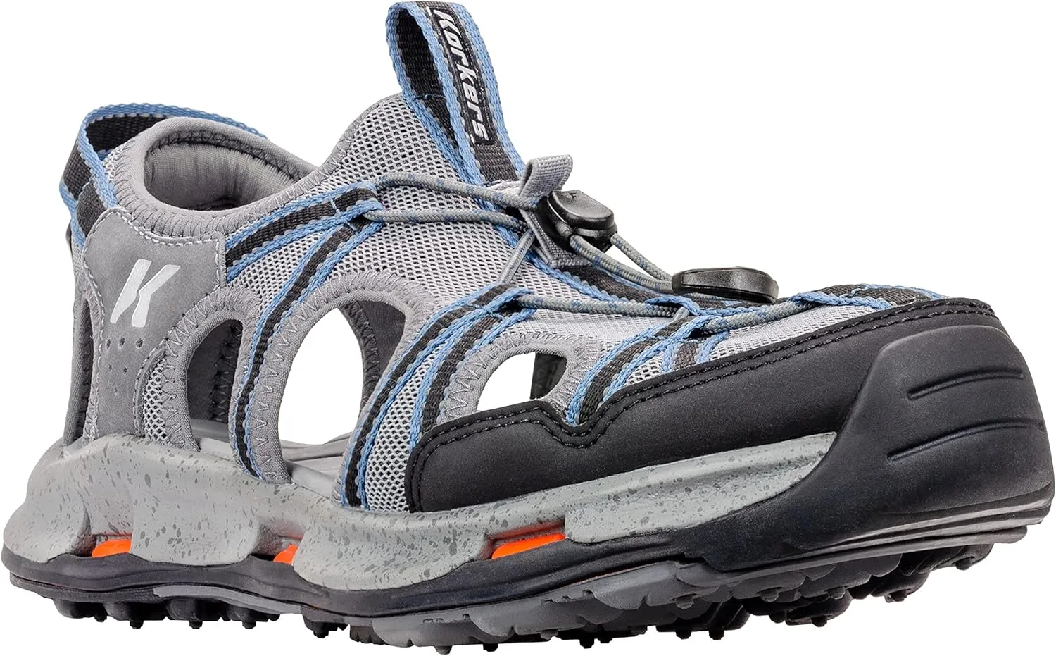 Korkers Men's Swift Sandal - Summer Adventure Versatility Water Sandal