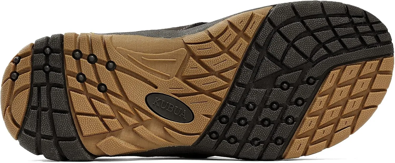 KUBUA Men's Beach Flip-Flops Water Sandals Outdoor Athletic Thong Sandal Slippers