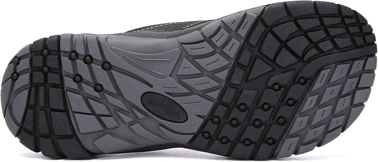 KUBUA Men's Beach Flip-Flops Water Sandals Outdoor Athletic Thong Sandal Slippers