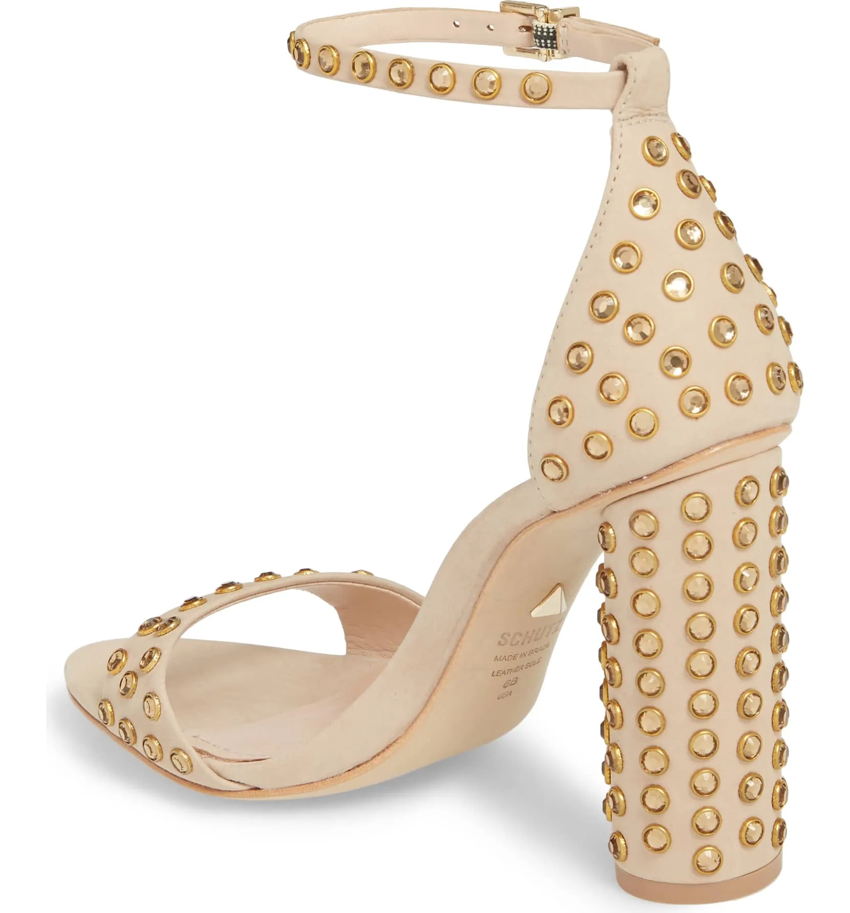 Leather Open Oyster Dress Women's Nude Pumps Comprehensive product line Minimalist Marcelle Toe - Schutz Sandal
