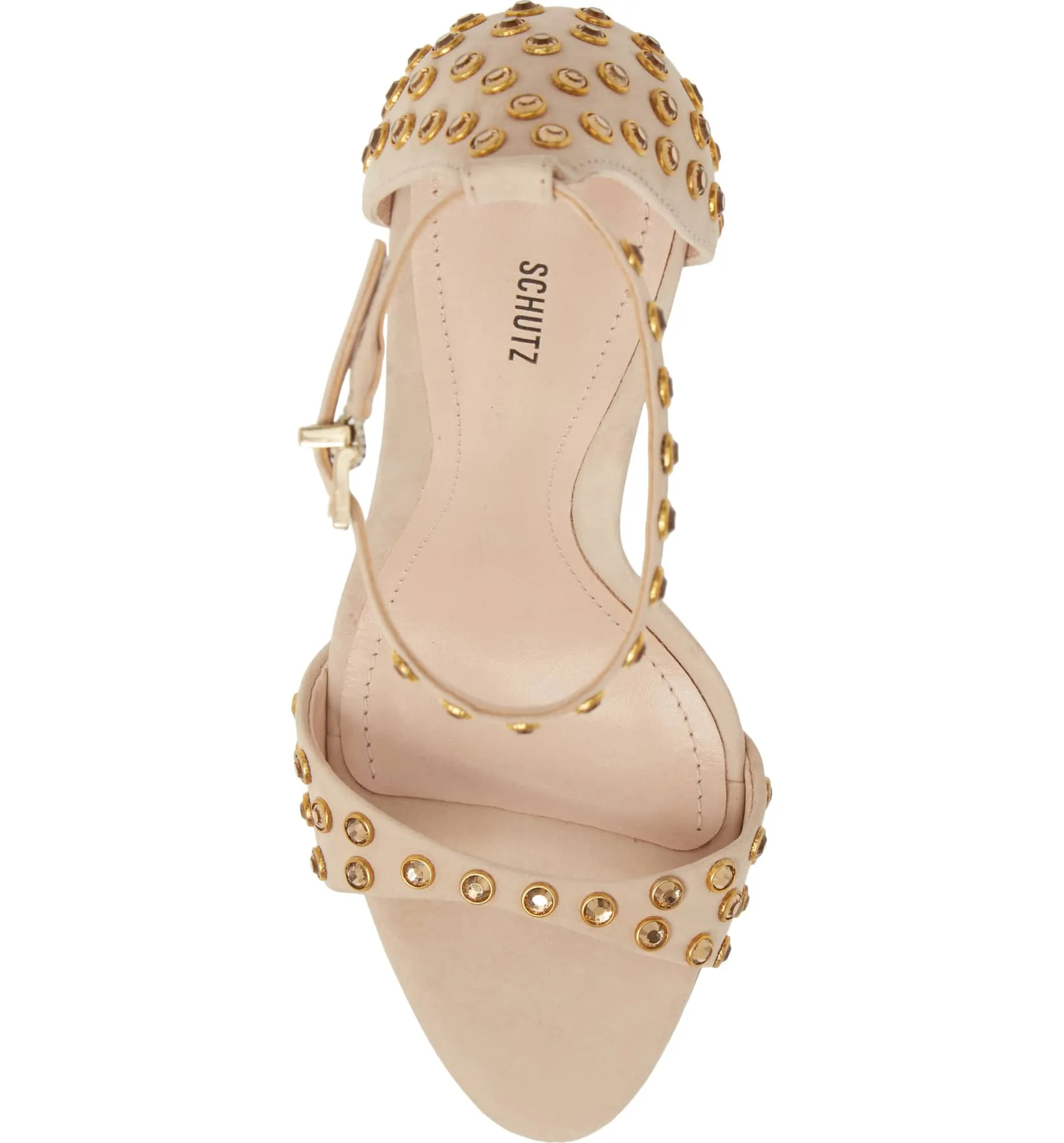 Leather Open Oyster Dress Women's Nude Pumps Comprehensive product line Minimalist Marcelle Toe - Schutz Sandal