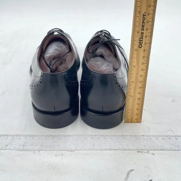 LEIZILEI  Leather Dress Shoes Formal Business Shoes for Men Black