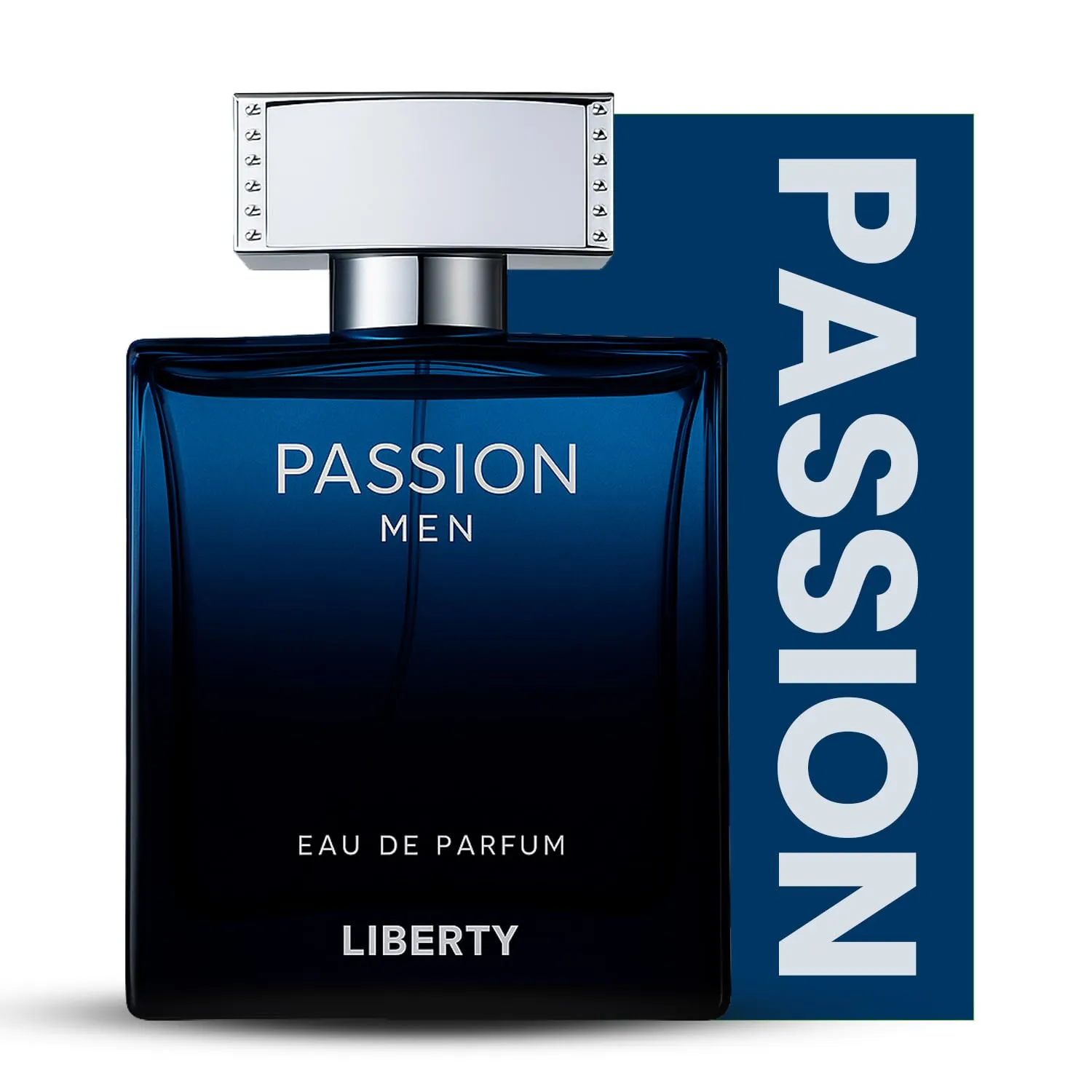 Liberty Luxury Passion Perfume for Men (100ml/3.4Oz), Eau De Parfum (EDP) Spray Long Lasting Smell, Designed in France, Spicy Notes