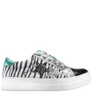 LIZZET-ZEBRA FAUX PONY