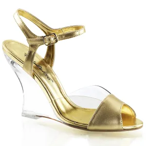LOVELY-442 - Clr-Gold Metallic Pu/Clr