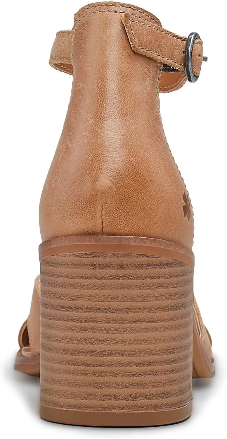 Lucky Brand Women's Sarwa Ankle Strap Heeled Sandal