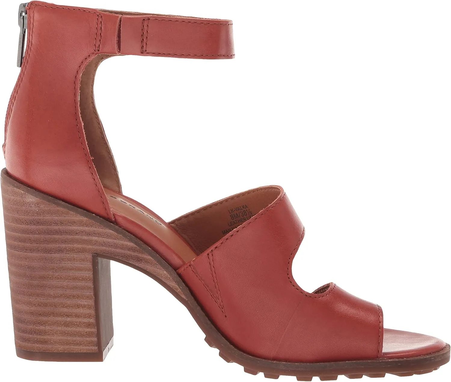 Lucky Brand Women's Valka Ankle Strap High Heel Sandal Heeled