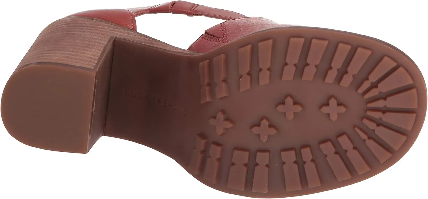 Lucky Brand Women's Valka Ankle Strap High Heel Sandal Heeled
