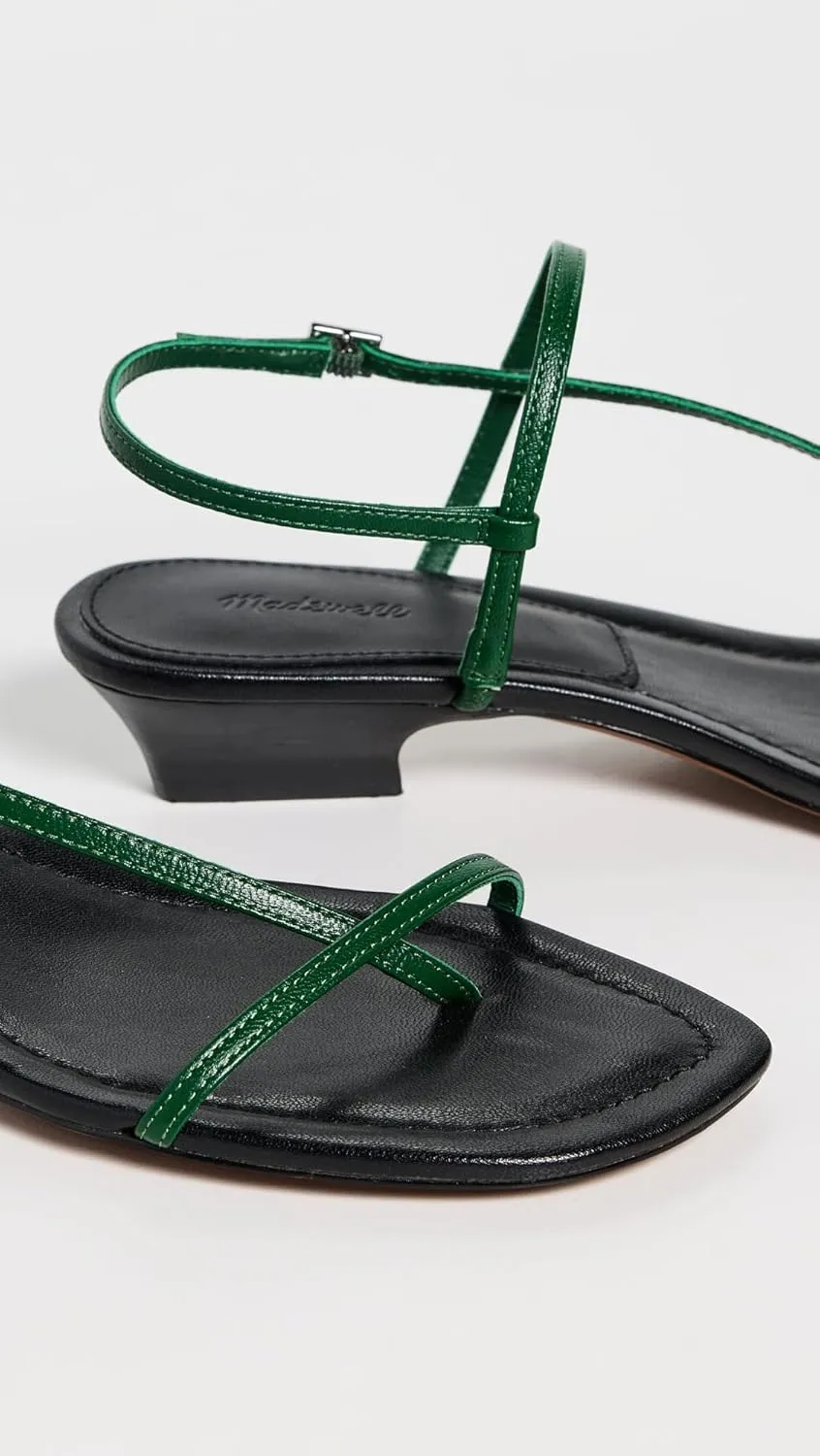 Madewell Women's The Maycie Asymmetric T-Strap Sandals