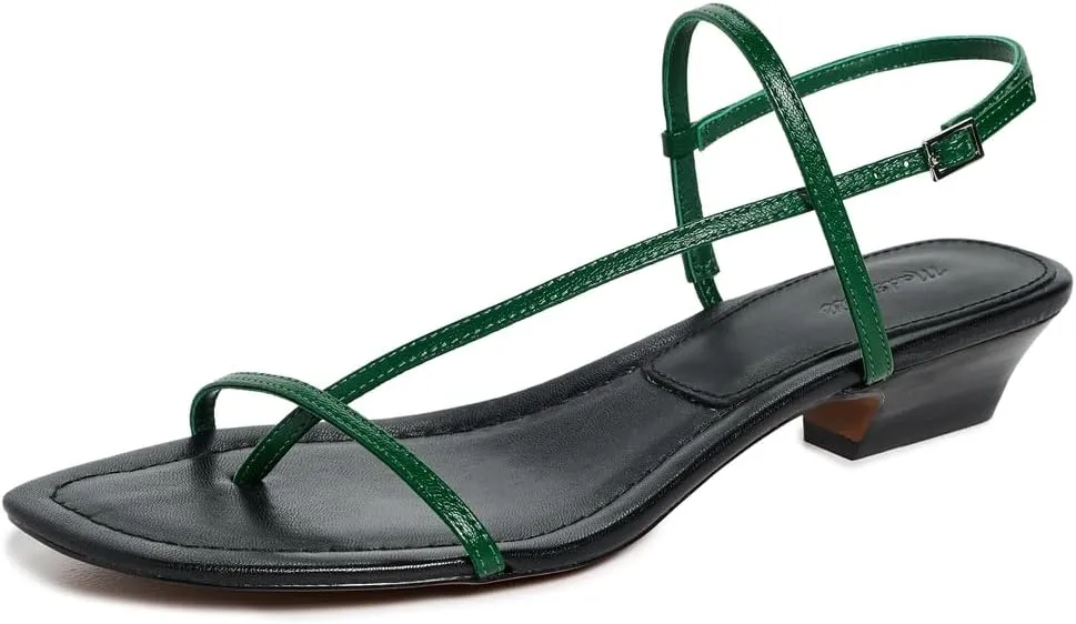 Madewell Women's The Maycie Asymmetric T-Strap Sandals