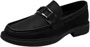 Men Oxford Dress Shoes Vegan Leather Tuxedo Slip On Plain Toe Casual Low Top Shoe