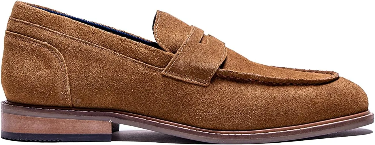 Men’s Casual Comfort Slip on Loafer Suede Semi-Formal Dress Shoes