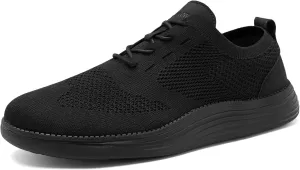 Men's Casual Dress Sneakers Oxfords Business Mesh Walking Shoes Breathable Tennis Shoe Lightweight Work Shoes Zapatos para Hombre