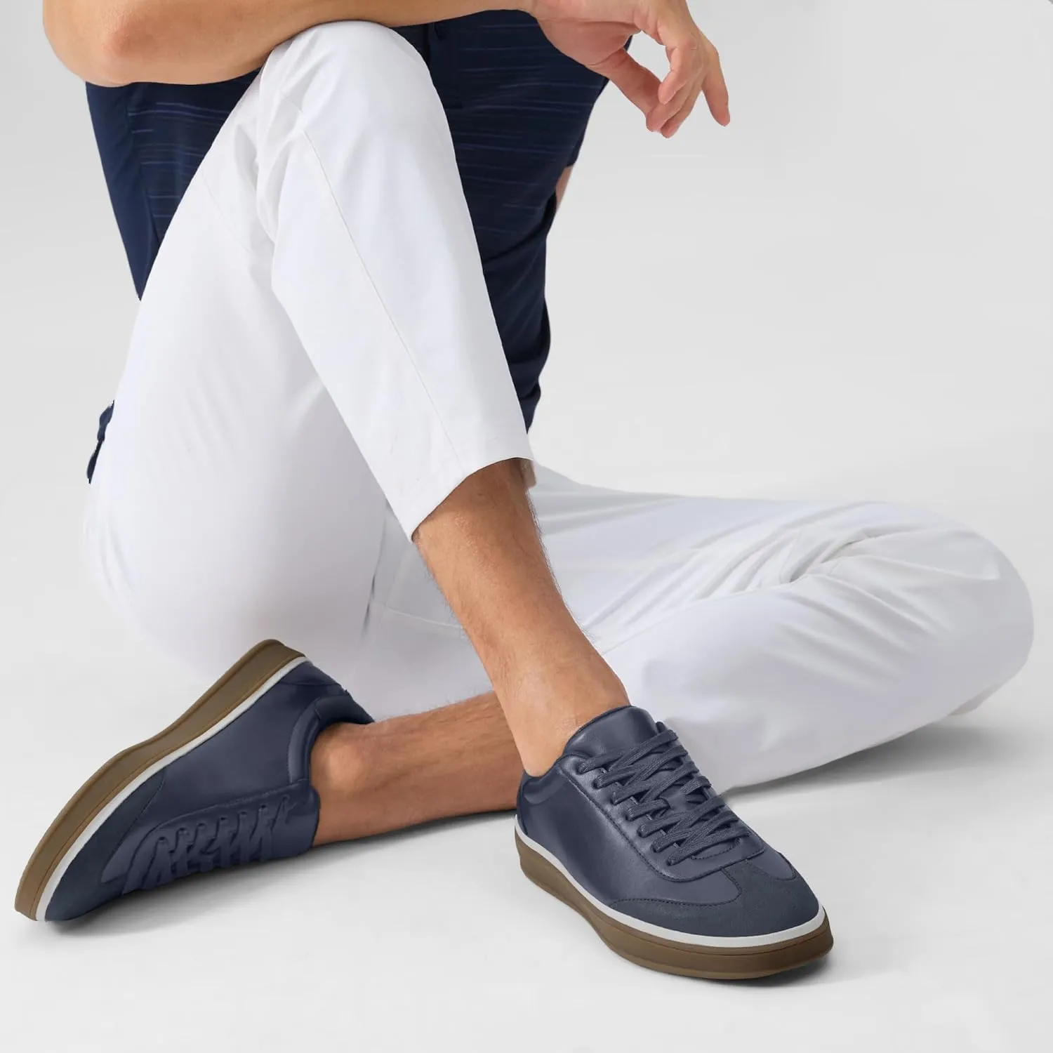 Mens Casual Shoes Business Dress Sneakers Classic Lace-up Walking Shoe