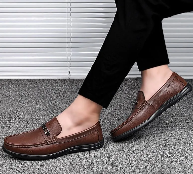 Men's Classic Slip On Dress Shoes Lightweight Comfortable Formal Oxford Shoes for Business Dinners Derby Shoe for Men