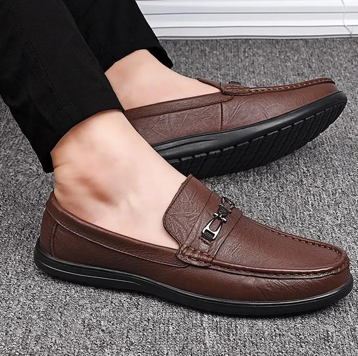 Men's Classic Slip On Dress Shoes Lightweight Comfortable Formal Oxford Shoes for Business Dinners Derby Shoe for Men