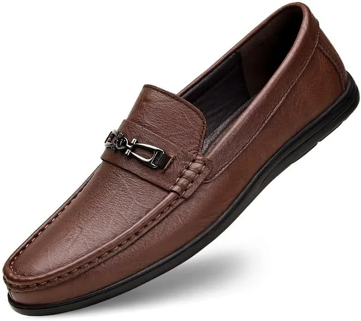 Men's Classic Slip On Dress Shoes Lightweight Comfortable Formal Oxford Shoes for Business Dinners Derby Shoe for Men