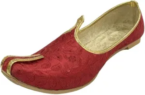 Men's Cream Wedding Shoes Sherwani Punjabi Jutti Traditional Ethnic Flats Mojari Khussa Juti