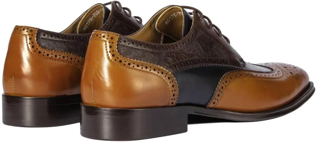 Men's Dress Oxfords Shoes Laces Up for Mens Business Formal Wedding Comfortable Shoes