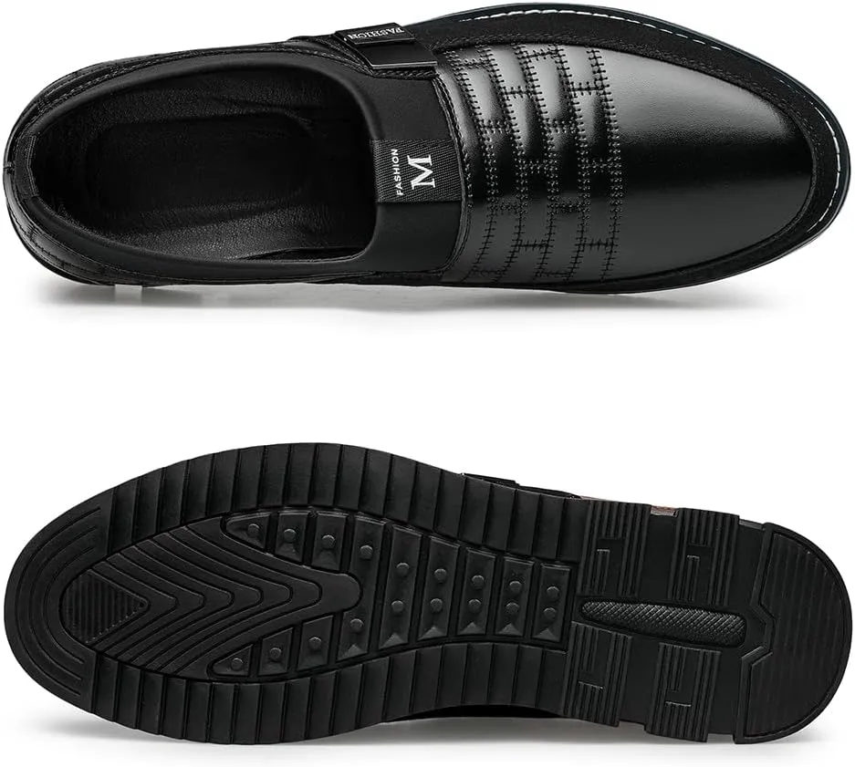 Men's Dress Shoes Comfort Sofft Premium Leather Fashion Casual Loafers Business Office Oxford Working Driving Walking Dress Sneakers Shoe
