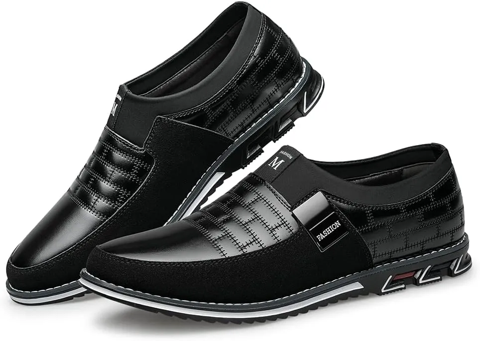 Men's Dress Shoes Comfort Sofft Premium Leather Fashion Casual Loafers Business Office Oxford Working Driving Walking Dress Sneakers Shoe
