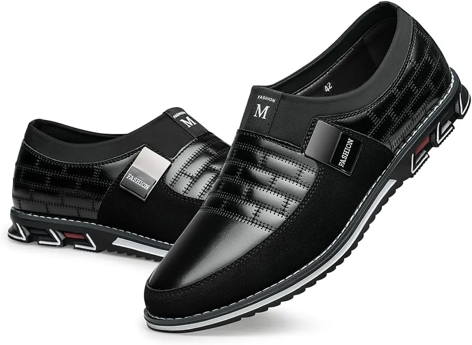 Men's Dress Shoes Comfort Sofft Premium Leather Fashion Casual Loafers Business Office Oxford Working Driving Walking Dress Sneakers Shoe