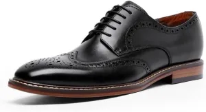 Mens Dress Shoes Men Dress Shoes Men Luxury Style Oxford Shoes Shadow Patent Leather Luxury Fashion Groom Wedding Shoes(Black,13)