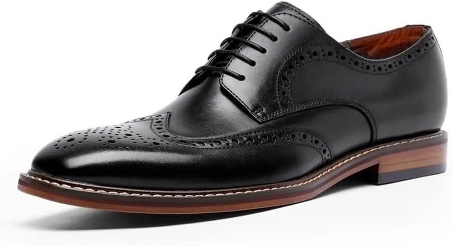 Mens Dress Shoes Men Dress Shoes Men Luxury Style Oxford Shoes Shadow Patent Leather Luxury Fashion Groom Wedding Shoes(Black,13)
