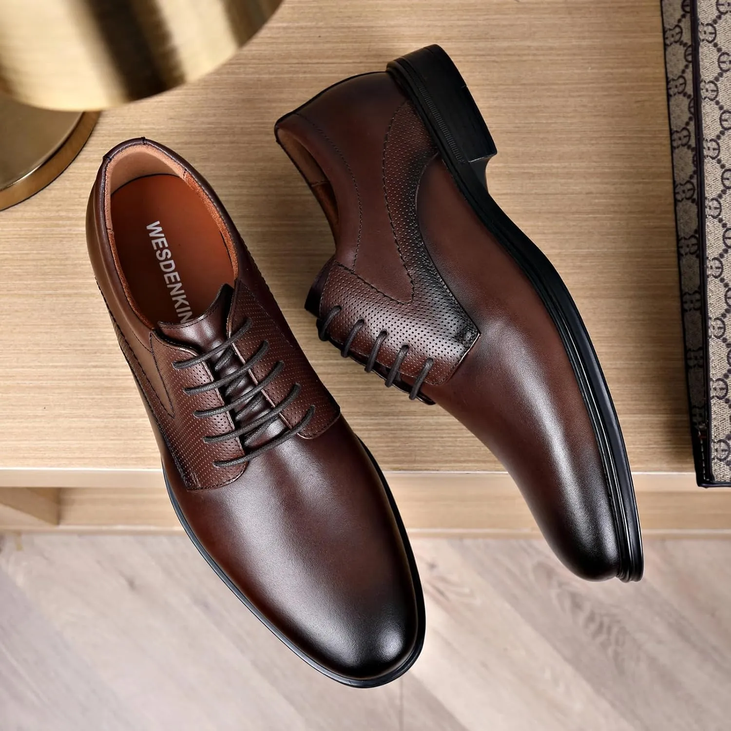 Men's Formal Shoes Wedding, Comfort Oxford Shoes for Men