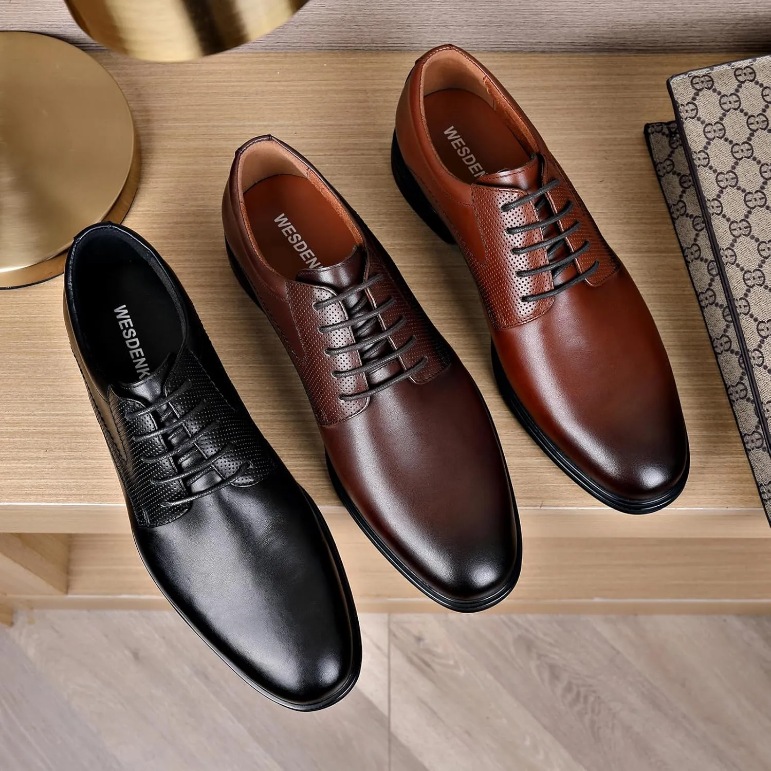 Men's Formal Shoes Wedding, Comfort Oxford Shoes for Men