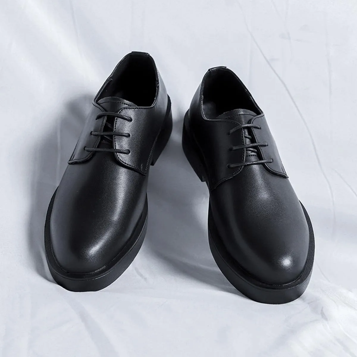 Men's Lace-Ups Classic Oxford Formal Dress Shoes Comfort Business Derby Shoes for Office Work