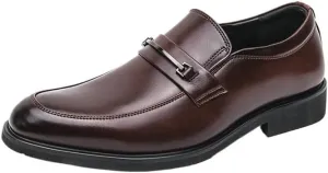 Men's Luxury Patent Leather Dress Shoes, Italian Style Oxford Shoes, Height Increase Wedding Groom Shoes, All-Match Fashion Formal Shoes for Men