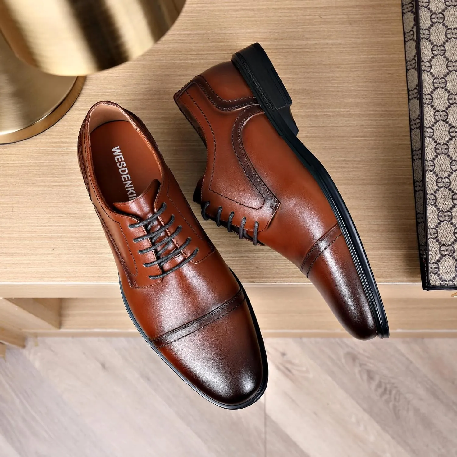 Men's Oxford Shoes, Comfort Formal Shoes for Men Wedding