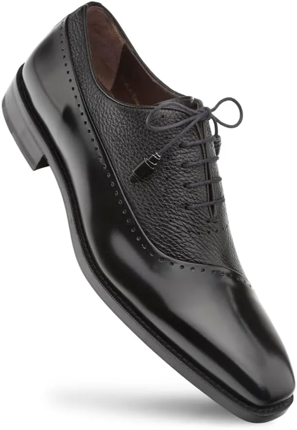 Mezlan - Men's Lace Up Fashion Bal Oxford Shoes - Style POSTDAM - Classic Formal Footwear for Business, Wedding, and Office