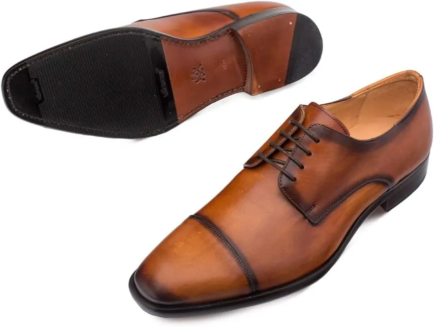 Mezlan Republic - Mens Luxury Dress Shoes - European Calfskin with Hand Finishes - Handcrafted in Spain - Medium Width