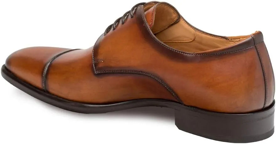 Mezlan Republic - Mens Luxury Dress Shoes - European Calfskin with Hand Finishes - Handcrafted in Spain - Medium Width