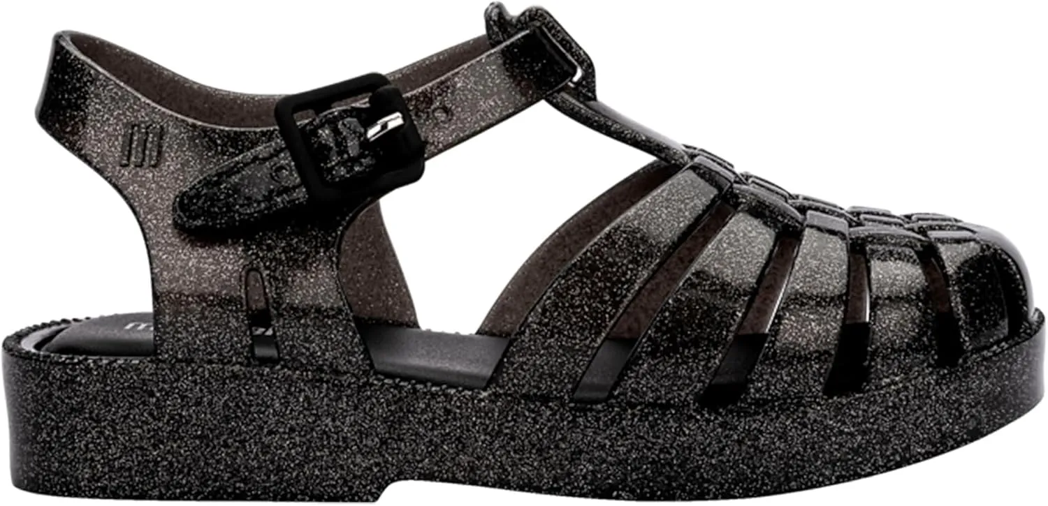mini melissa Girl's Possession Shiny Bb (Toddler) Fisherman Sandal
