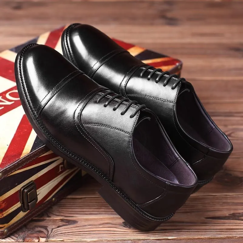 Modern Low Top Pointed Toe Tuxedo Derby Shoes Tuxedo Dress Shoes Lightweight Comfortable Formal Derby Shoe for Business Dinners(7)