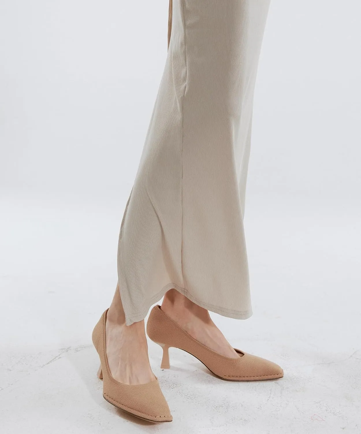 Mousse FIT Solid Color Stiletto Pumps Shoes