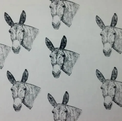 Mule Fabric choice of Color and All Cotton or Poly Cotton  Hot Diggity Dog™ Novelty Fabric 1 yd