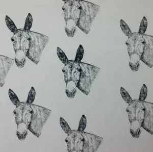 Mule Fabric choice of Color and All Cotton or Poly Cotton  Hot Diggity Dog™ Novelty Fabric 1 yd