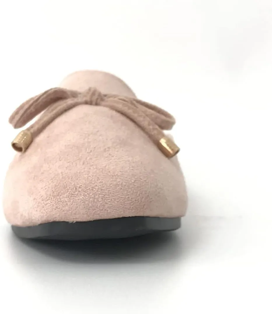 Mule Loafers for Women Flats Bowknot Slip On Slides Open Back Summer Casual Shoes