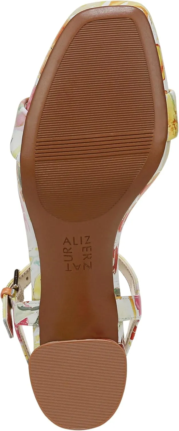 Naturalizer womens Izzy Block Heel Ankle Strap Sandal