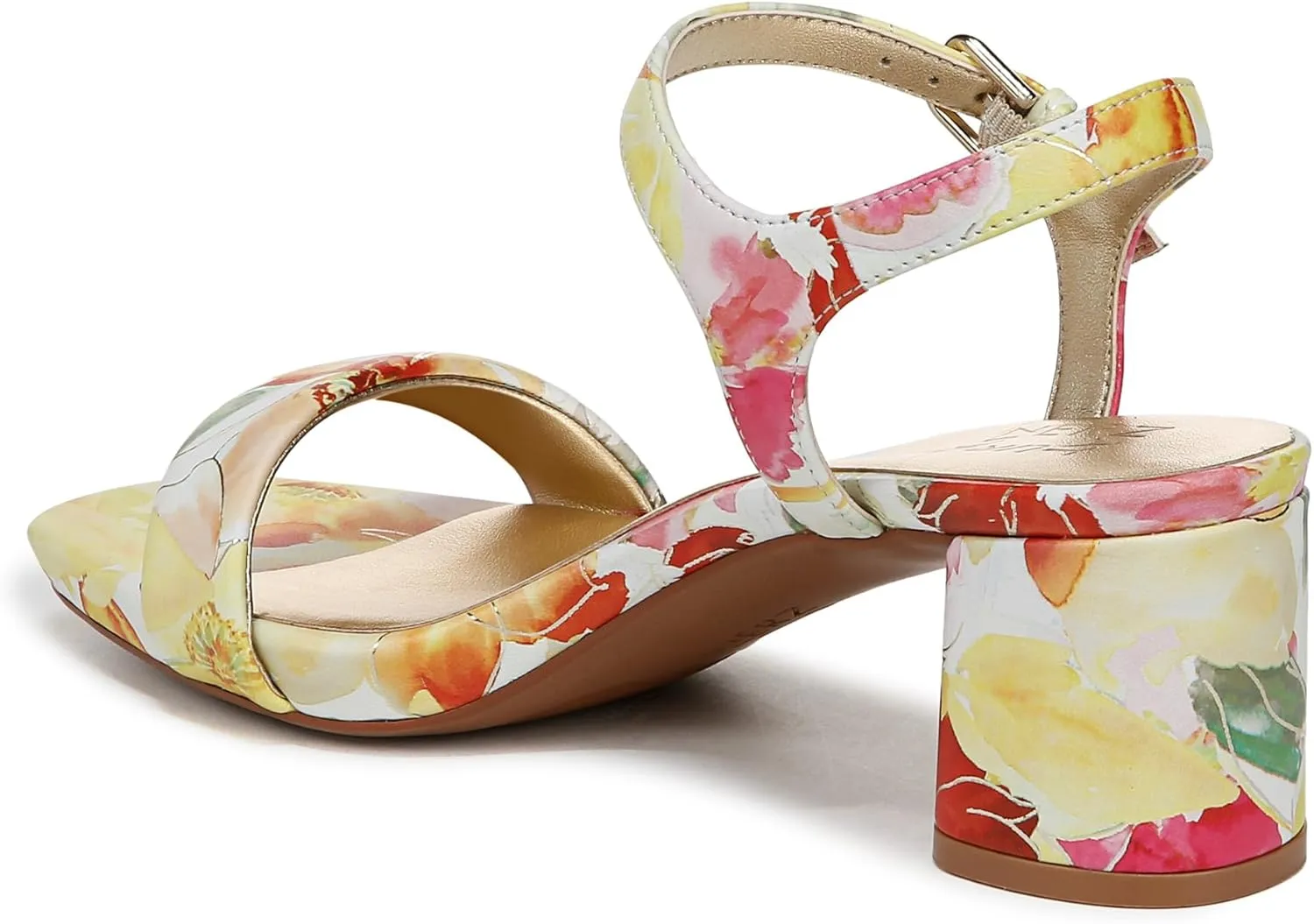 Naturalizer womens Izzy Block Heel Ankle Strap Sandal