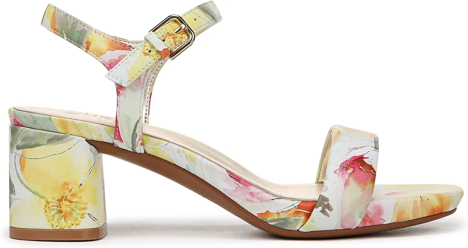 Naturalizer womens Izzy Block Heel Ankle Strap Sandal