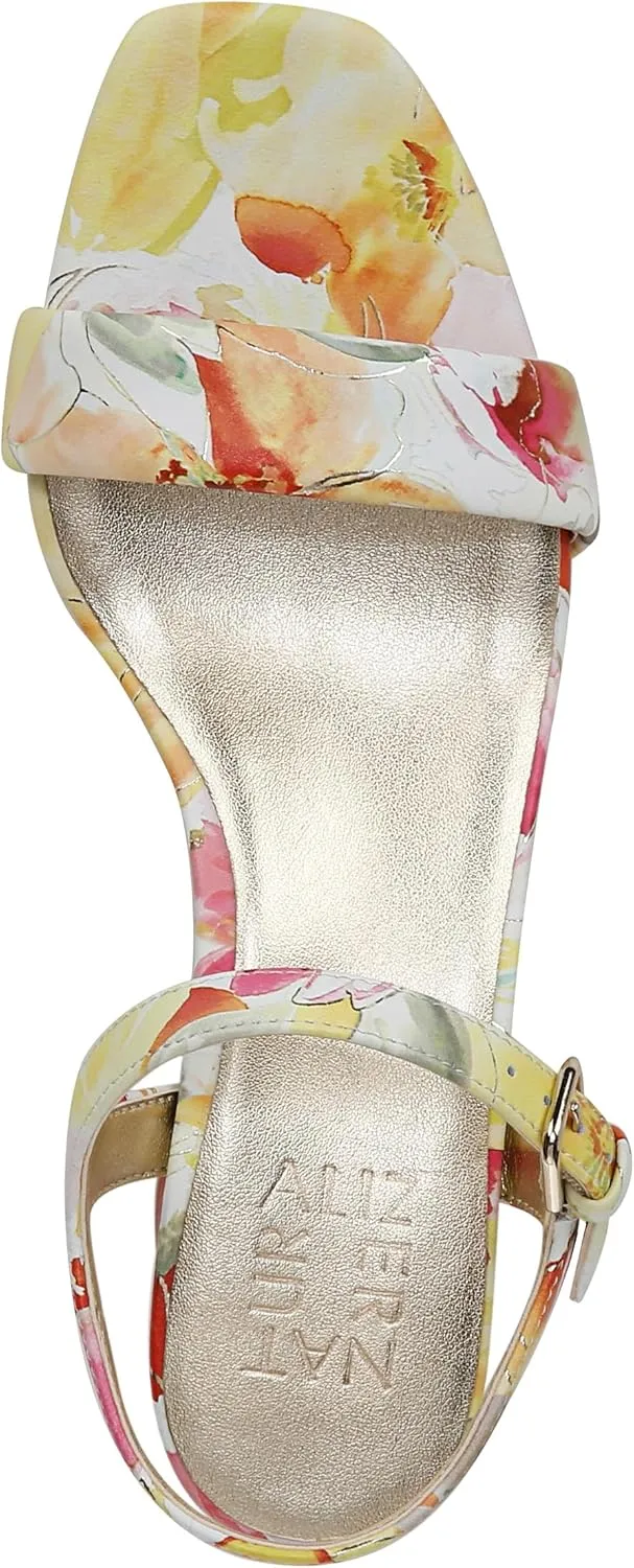 Naturalizer womens Izzy Block Heel Ankle Strap Sandal