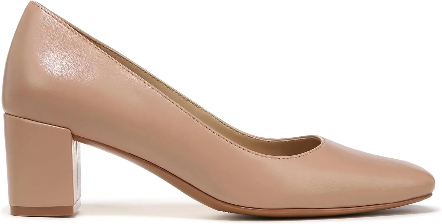Naturalizer Women's Karina Low Block Heel Square Toe Pump