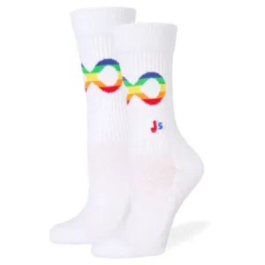 Neurodiversity Athletic Crew Socks Medium
