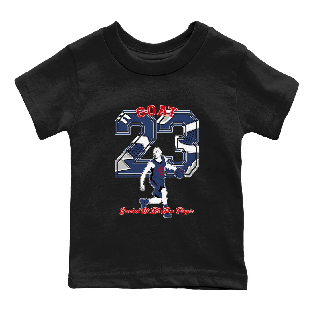New-year sale White And Tees Reliable shipping Air - 6 Kids Jordan Goat Midnight Navy SNRT Sneaker Player