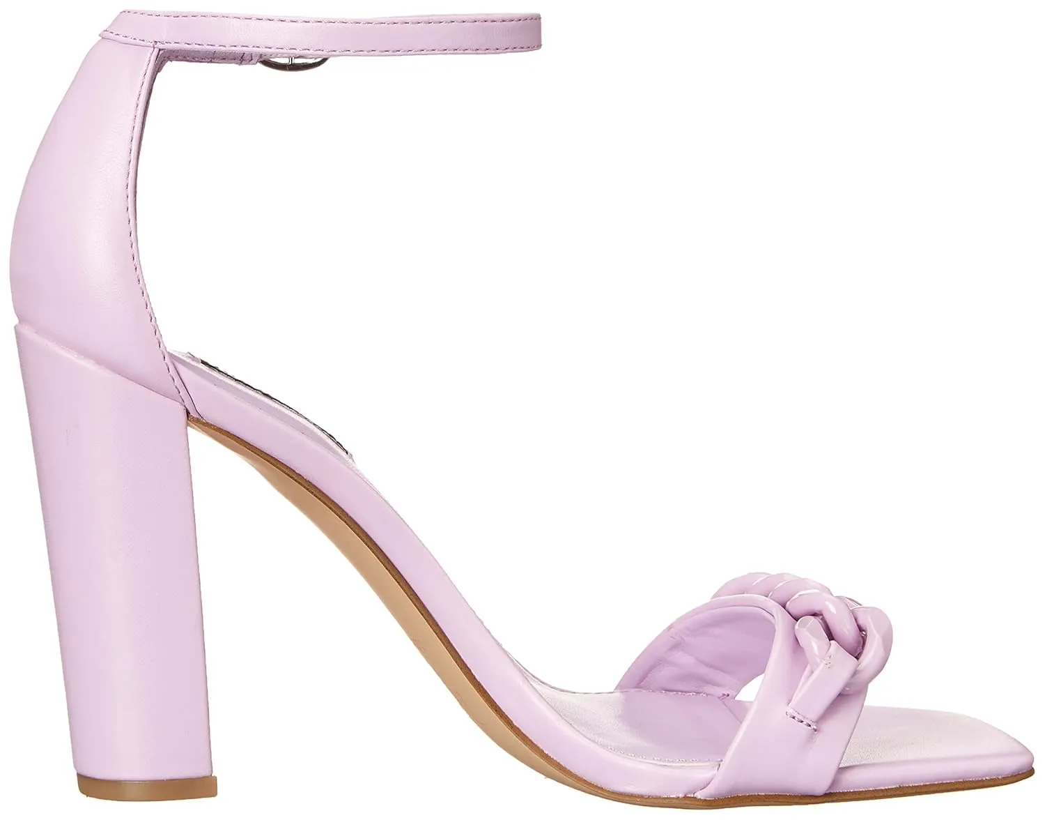 Nine West Women's Mindful3 Heeled Sandal, Pale Lilac, 10